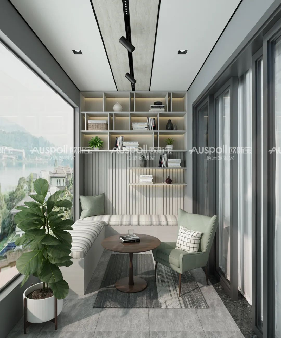 威廉希尔体育官方网站集成吊顶订制阳台设计效果图